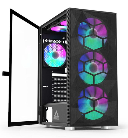  Thùng máy tính | Case máy tính Montech X3 Mesh Black CA0X3BLMESMT 