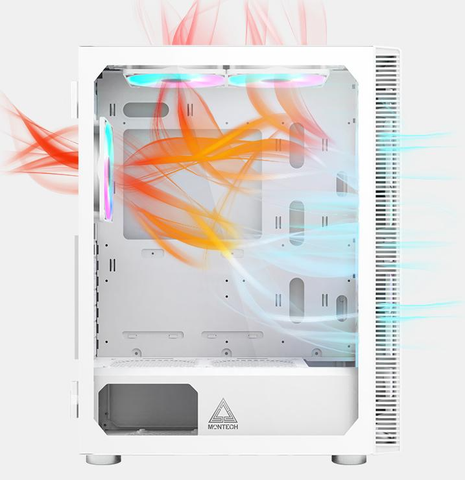  Thùng máy tính | Case máy tính Montech X3 Mesh White CA0X3WHMESMT 