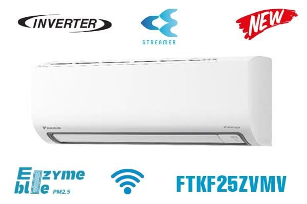 Điều hòa Daikin 1 chiều 9.000BTU inverter FTKF25ZVMV