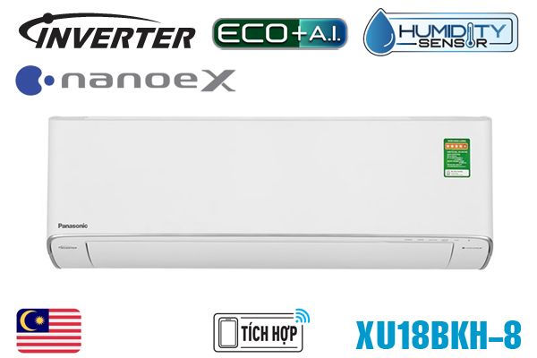 Điều hòa Panasonic 18000BTU 1 chiều inverter cao cấp XU18BKH-8
