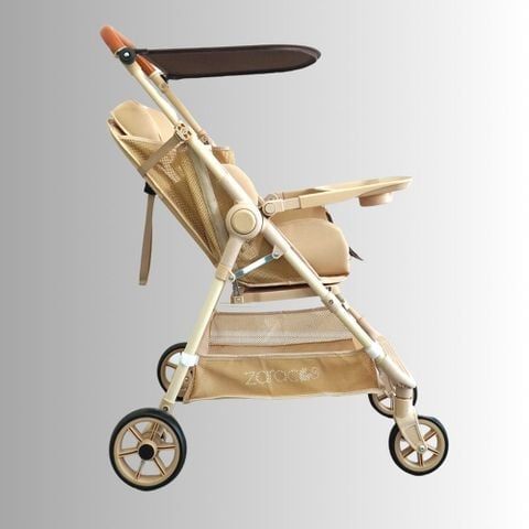 Xe đẩy cho bé Zaracos Aleron 0256 Plus - Gấp gọn siêu nhẹ - Màu Gray