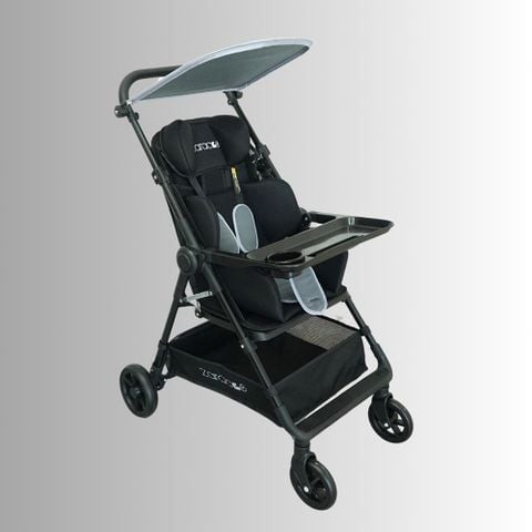 Xe đẩy cho bé Zaracos Aleron 0256 Plus - Gấp gọn siêu nhẹ - Màu Gray