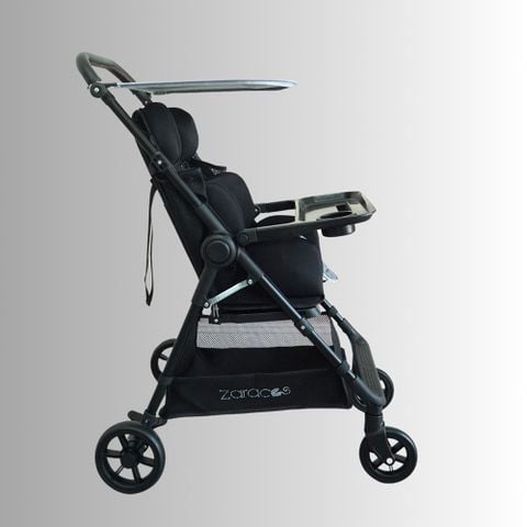 Xe đẩy cho bé Zaracos Aleron 0256 Plus - Gấp gọn siêu nhẹ - Màu Gray