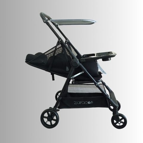 Xe đẩy cho bé Zaracos Aleron 0256 Plus - Gấp gọn siêu nhẹ - Màu Gray