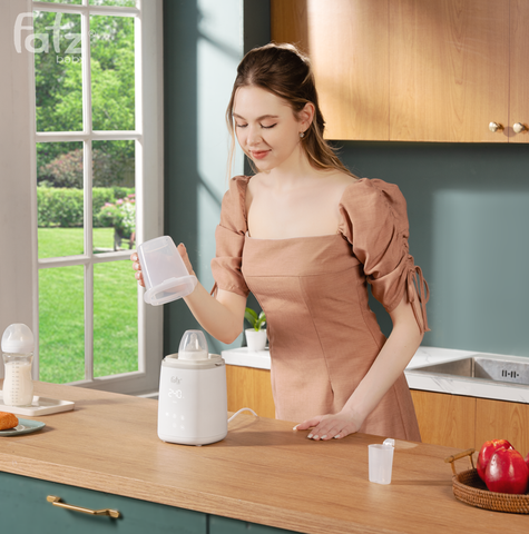 Máy hâm sữa & tiệt trùng siêu tốc thông minh Fatzbaby Mono 15 Plus FB3006LD