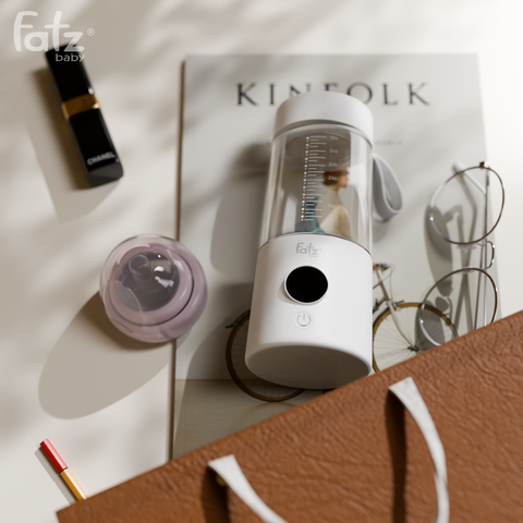 Bình hâm sữa và hâm nước pha sữa di động Fatzbaby Ready Pro 1 FB3805FD