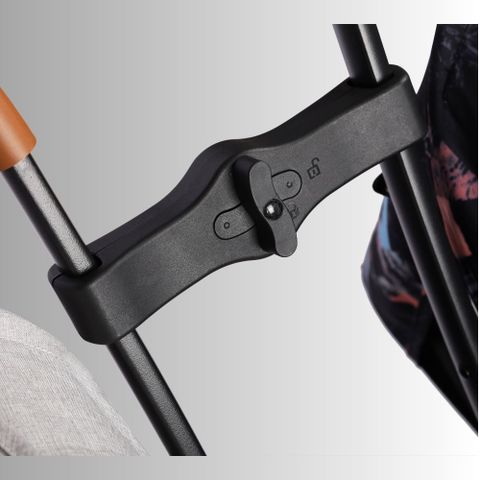 Xe đẩy cho bé Zaracos Twin Oral 2706 - Xe đẩy đôi hai chiều lắp ghép -  Màu Battem - Gray