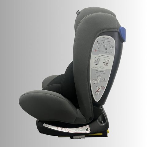 Ghế ngồi ô tô cho bé Zaracos Cohen 7186 – ISofix - Ghế ô tô sơ sinh - Màu Gray