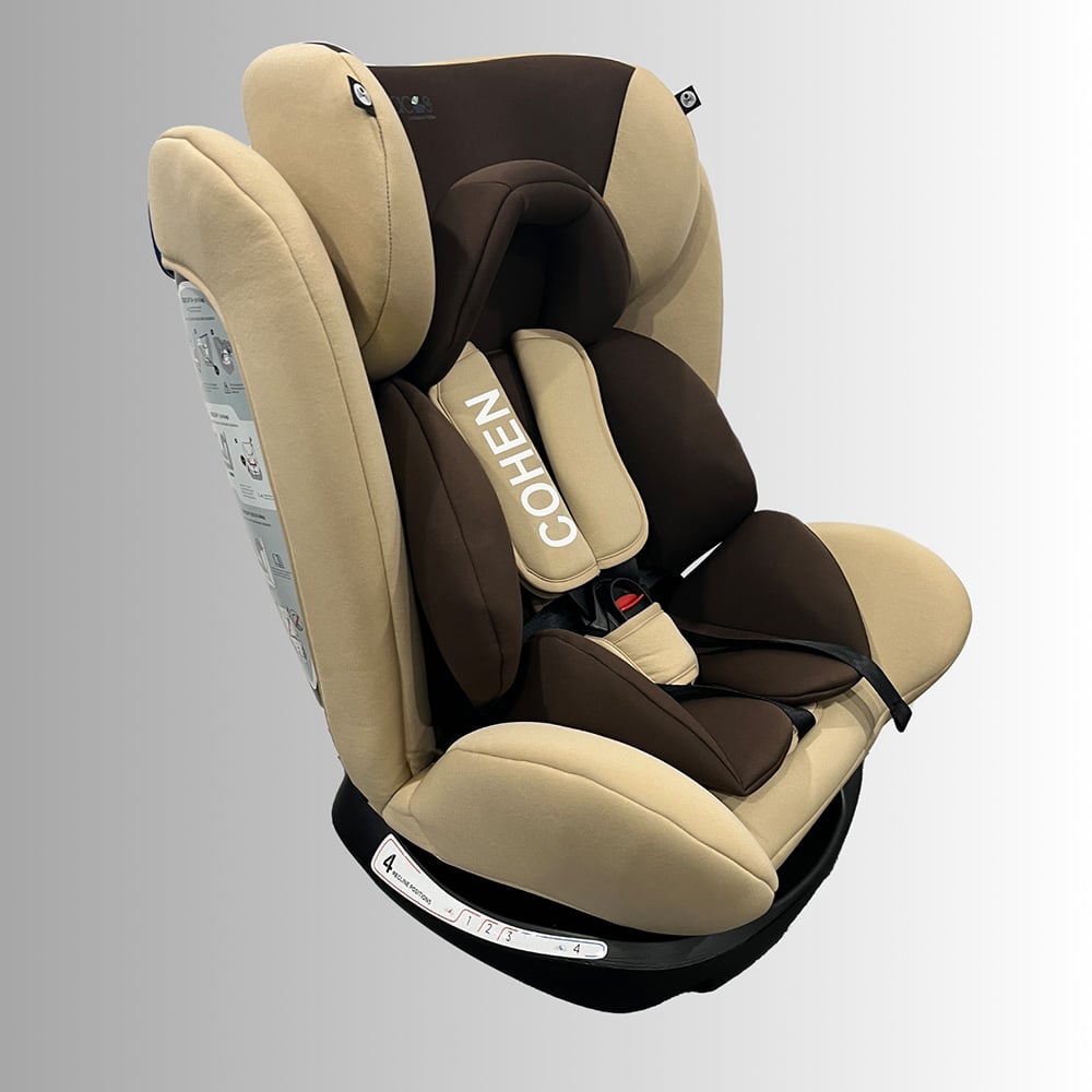 Ghế ngồi ô tô cho bé Zaracos Cohen 7186 – ISofix - Ghế ô tô sơ sinh - Màu Beige