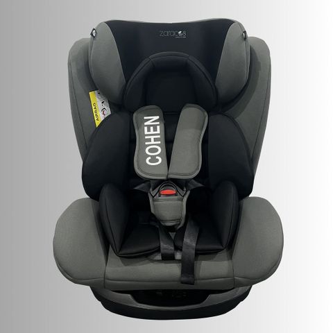 Ghế ngồi ô tô cho bé Zaracos Cohen 7186 – ISofix - Ghế ô tô sơ sinh - Màu Gray