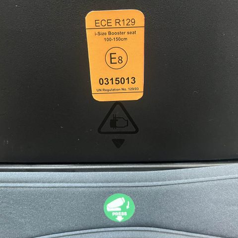 Ghế ngồi ô tô cho bé Zaracos Kalis 5076 I-Size ECE R129/03 - Màu Black - Gray