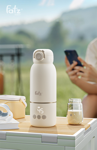 Bình đun và hâm nước pha sữa di động Fatzbaby Mini Smart 16 Plus FB3808BN