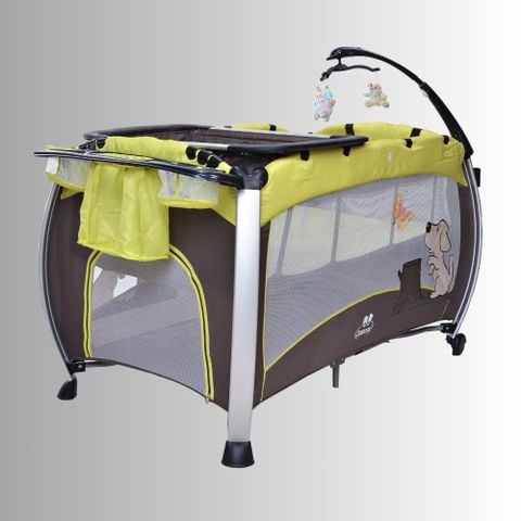 Nôi cũi cho bé Zaracos Jelly 6046 - Nôi cũi vải gấp gọn