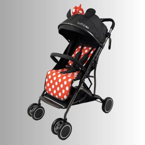 Xe đẩy cho bé Zaracos Cavell 9036- Xe đẩy sơ sinh gấp gọn - Màu Minnie