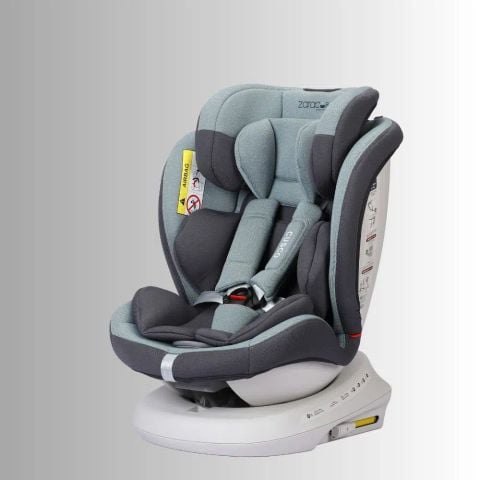 Ghế ngồi ô tô cho bé Zaracos Cusco 6406 – ISOFIX - Xoay 360 - Màu Gray