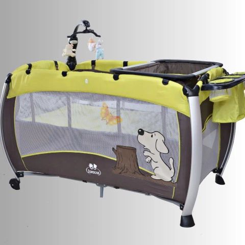 Nôi cũi cho bé Zaracos Jelly 6046 - Nôi cũi vải gấp gọn