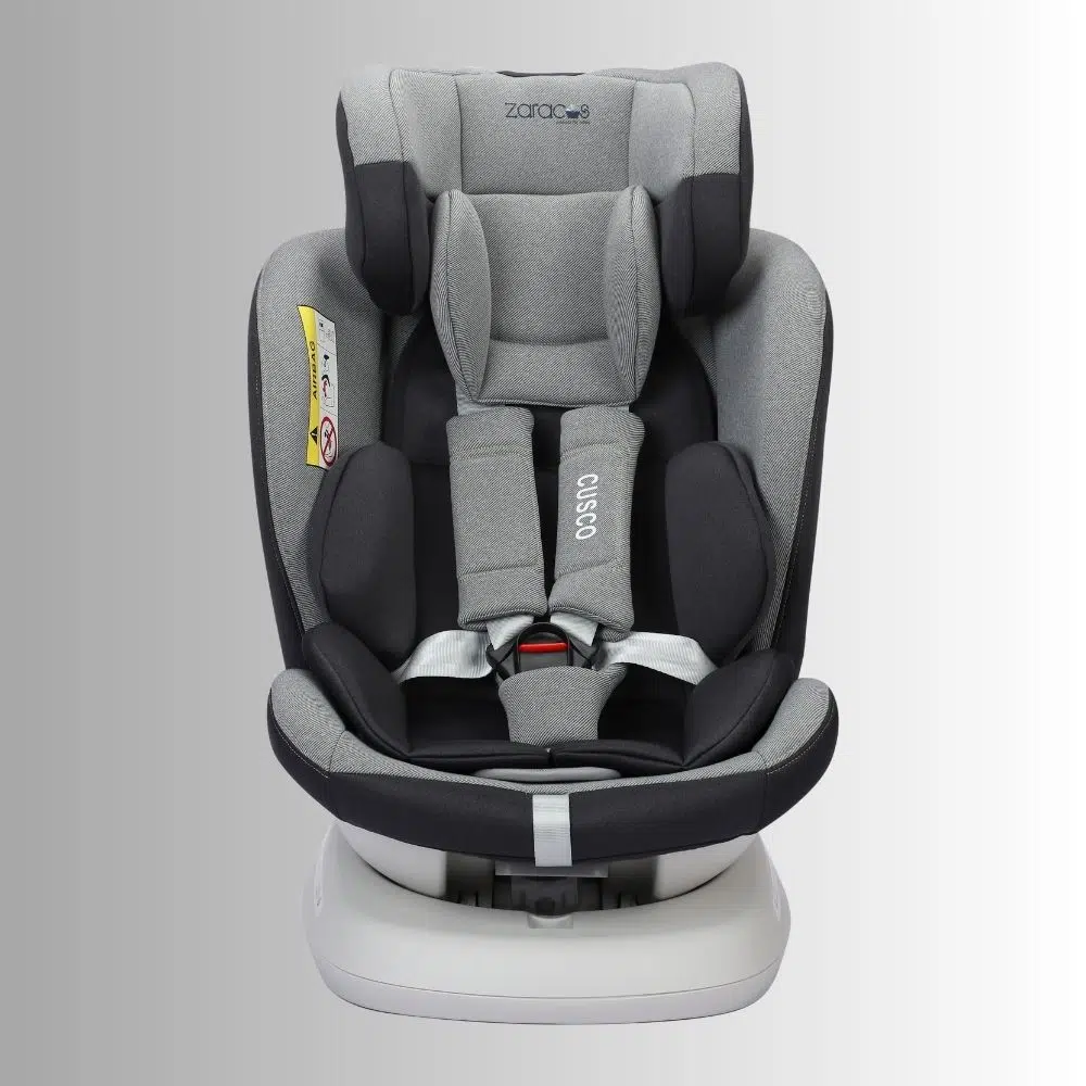 Ghế ngồi ô tô cho bé Zaracos Cusco 6406 – ISOFIX - Xoay 360 - Màu Gray
