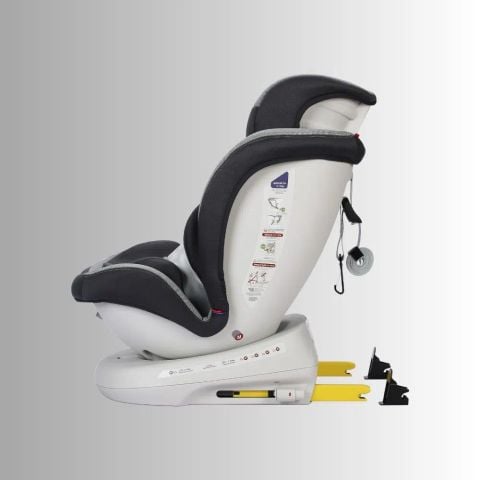 Ghế ngồi ô tô cho bé Zaracos Cusco 6406 – ISOFIX - Xoay 360 - Màu Gray