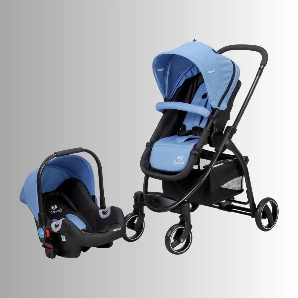 Xe đẩy cho bé - Kèm Ghế ngồi ô tô Zaracos Coron 4606 - Màu Blue