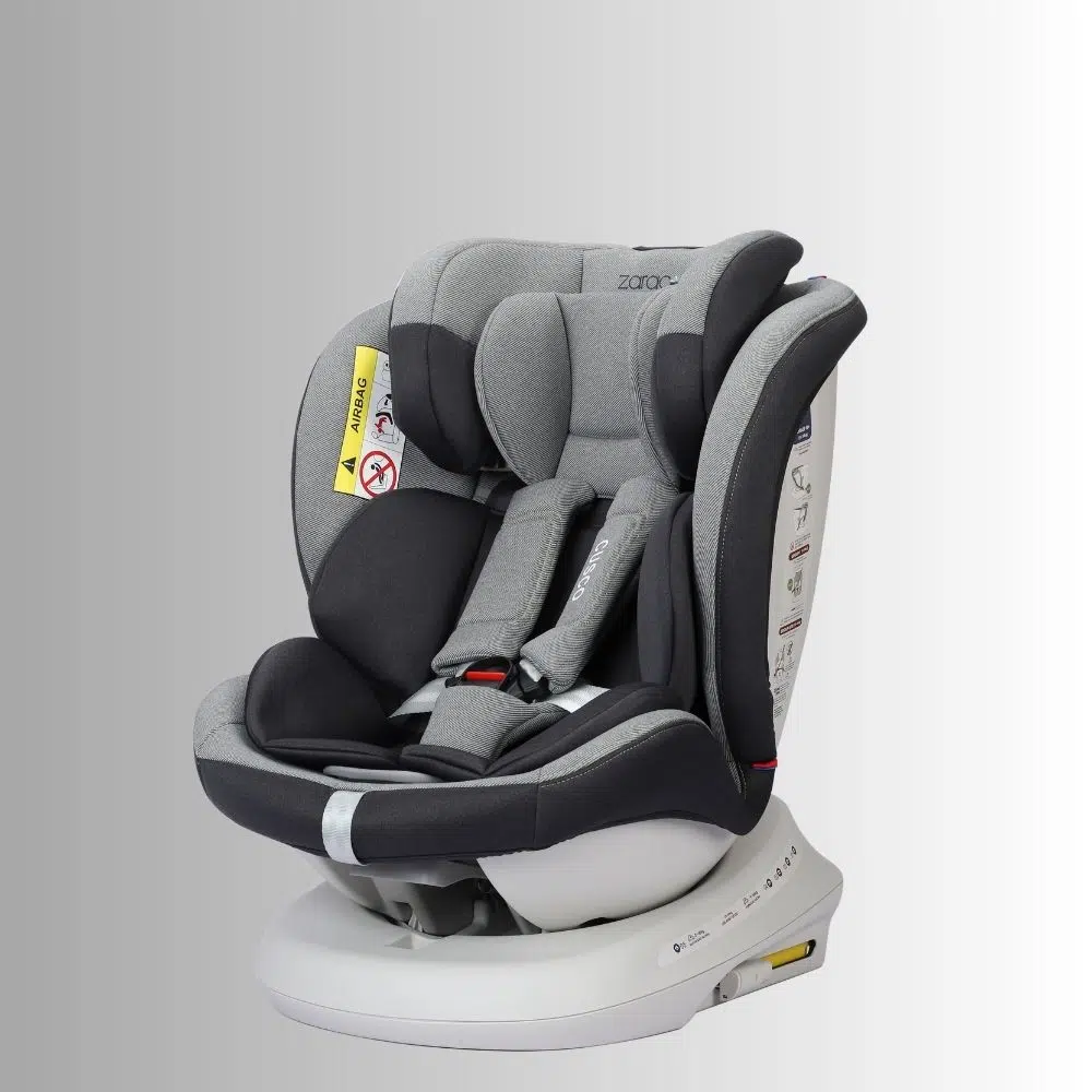 Ghế ngồi ô tô cho bé Zaracos Cusco 6406 – ISOFIX - Xoay 360 - Màu Gray