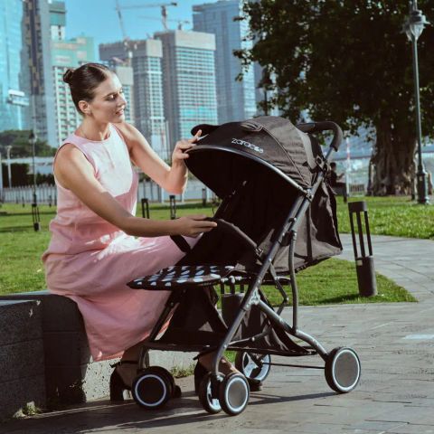 Xe đẩy cho bé Zaracos Cavell 9036- Xe đẩy sơ sinh gấp gọn - Màu Minnie