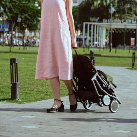 Xe đẩy cho bé Zaracos Cavell 9036 - Xe đẩy đôi lắp ghép - Màu Minnie