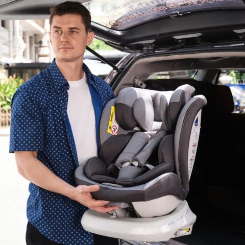 Ghế ngồi ô tô cho bé Zaracos Cusco 6406 – ISOFIX - Xoay 360 - Màu Mint