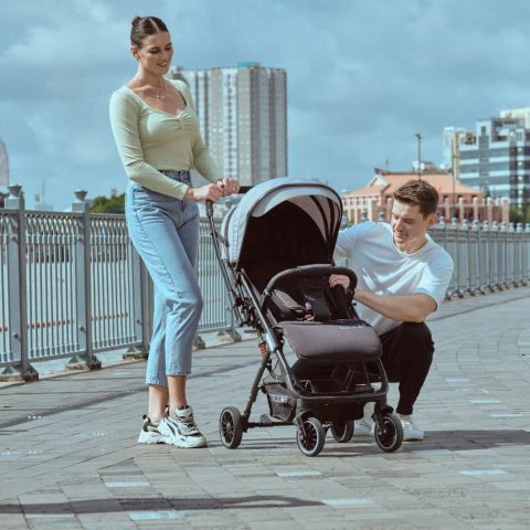 Xe đẩy cho bé Zaracos Evian 2996 - Màu Brown