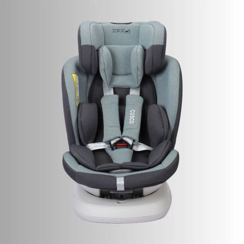 Ghế ngồi ô tô cho bé Zaracos Cusco 6406 – ISOFIX - Xoay 360 - Màu Mint