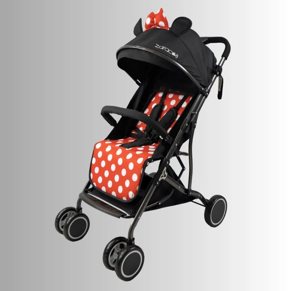 Xe đẩy cho bé Zaracos Cavell 9036- Xe đẩy sơ sinh gấp gọn - Màu Mickey