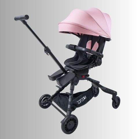 Xe đẩy cho bé Zaracos Dova 0236 - Xe đẩy gấp gọn 2 chiều - Màu Pink