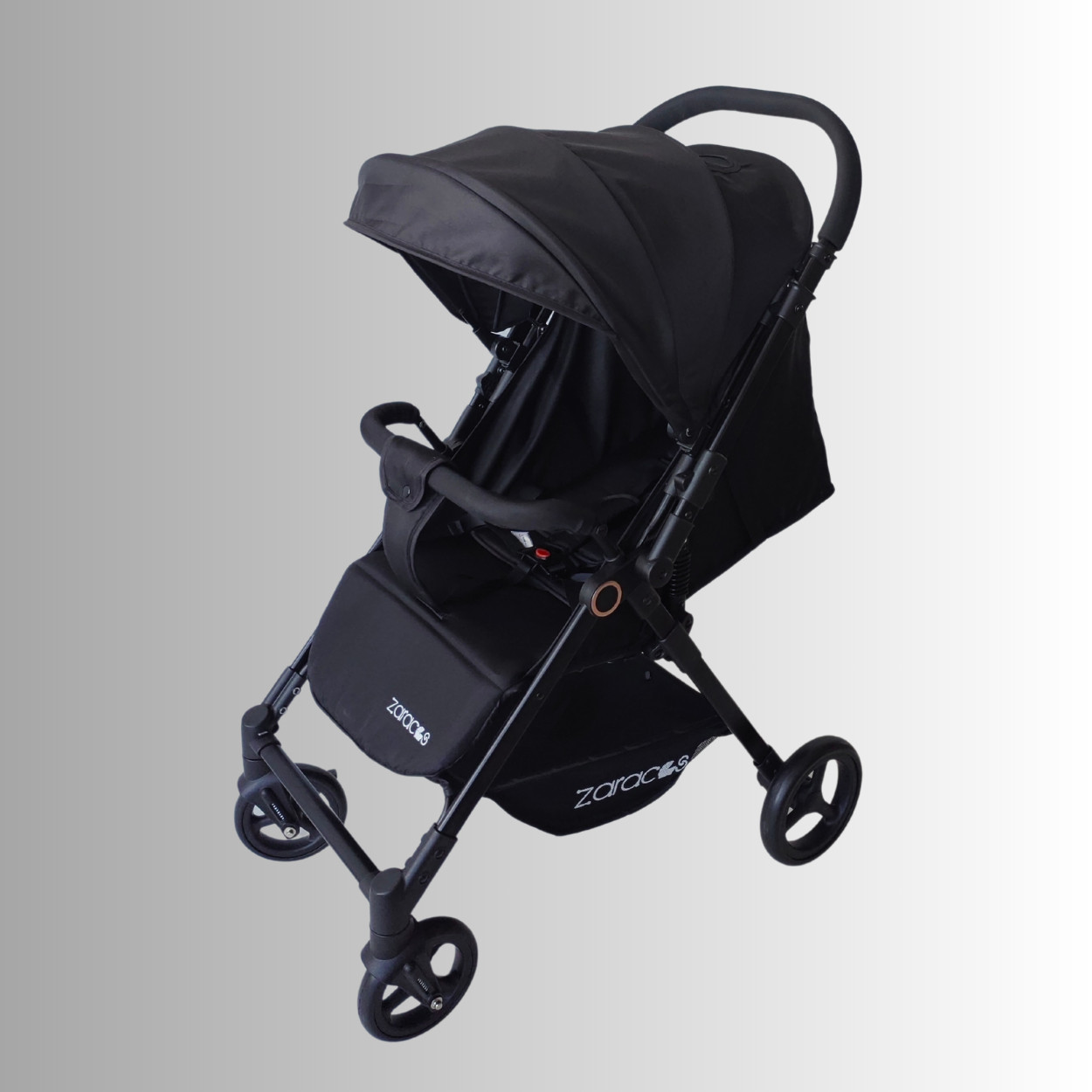 Xe đẩy cho bé Zaracos Suber 2976 - Xe nằm gấp gọn - Màu Black