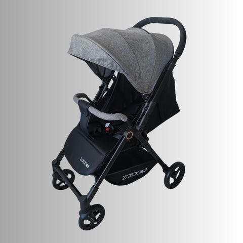 Xe đẩy cho bé Zaracos Suber 2976 - Xe nằm gấp gọn - Màu Black