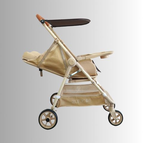 Xe đẩy cho bé Zaracos Aleron 0256 Plus - Gấp gọn siêu nhẹ - Màu Brown