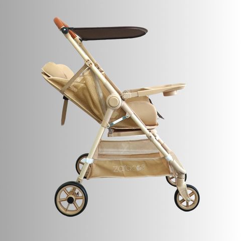 Xe đẩy cho bé Zaracos Aleron 0256 Plus - Gấp gọn siêu nhẹ - Màu Brown