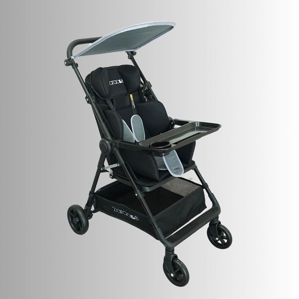 Xe đẩy cho bé Zaracos Aleron 0256 Plus - Gấp gọn siêu nhẹ - Màu Brown