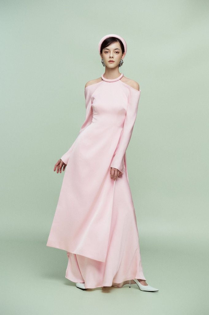Áo dài Yếm - Pink