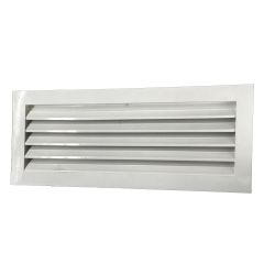 Cửa gió nan Z Louver nhôm chữ nhật nhỏ 400x200/ 450x250/ 500x200 -Chớp ô thoáng chớp chống hắt mưa ,kèm lưới chắn côn trùng