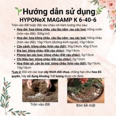 Phân bón Magamp K Coarse Grade NPK 6-40-6 (600gram)