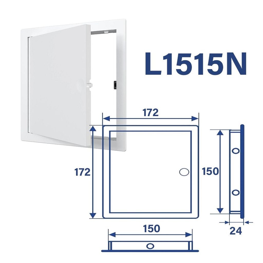 Cửa thăm hộp kỹ thuật nhựa ABS EVECS - LN
