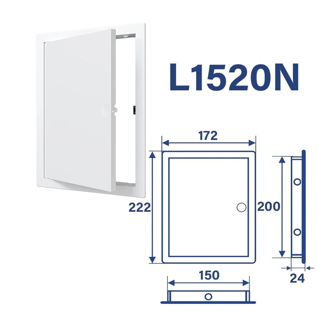 Cửa thăm hộp kỹ thuật nhựa ABS EVECS - LN