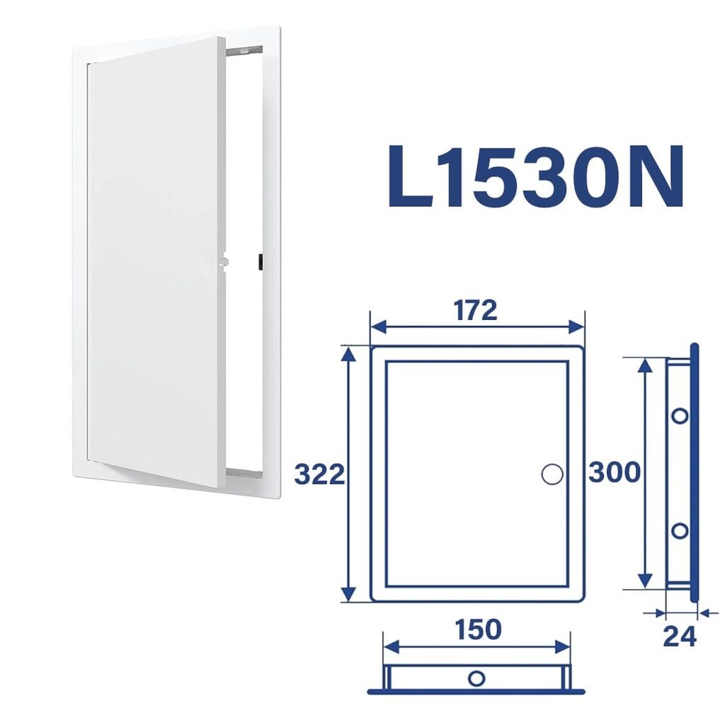 Cửa thăm hộp kỹ thuật nhựa ABS EVECS - LN