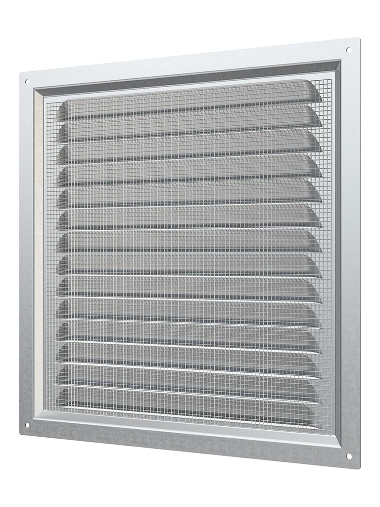 Miệng gió gắn tường nan nghiêng kèm lưới chắn côn trùng ERA - MC - Hàn