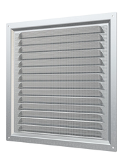 Miệng gió gắn tường nan nghiêng kèm lưới chắn côn trùng ERA - MC - Hàn