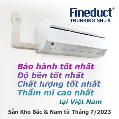 Trunking Nhựa Fineduct Co Nối 45 Độ KFA-80/100/120