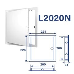 Cửa thăm hộp kỹ thuật nhựa ABS EVECS - LN