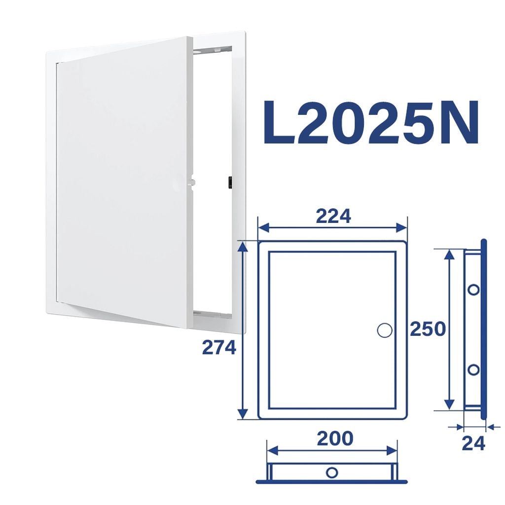 Cửa thăm hộp kỹ thuật nhựa ABS EVECS - LN