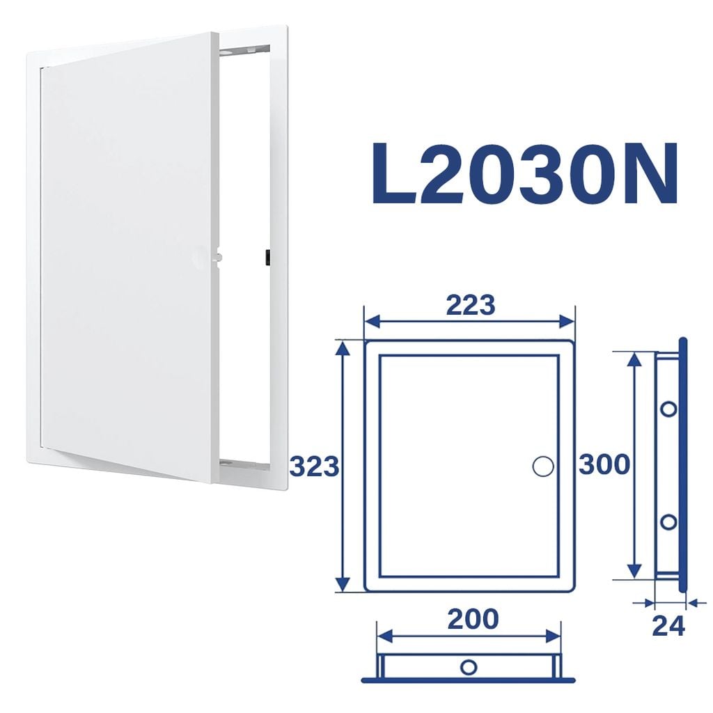 Cửa thăm hộp kỹ thuật nhựa ABS EVECS - LN