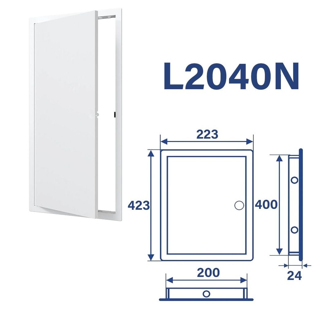 Cửa thăm hộp kỹ thuật nhựa ABS EVECS - LN
