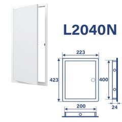 Cửa thăm hộp kỹ thuật nhựa ABS EVECS - LN